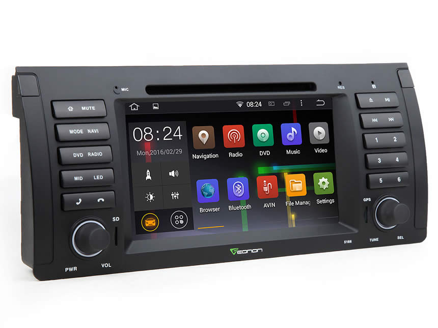 BMW E39 Android 4.4.4 Quad-Core 7″ Multimedia Car DVD GPS with Mutual Control EasyConnected