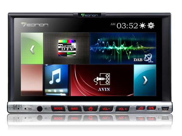 2-DIN 7″ Car DVD GPS with Built-In DAB & Steering Wheel Control (Upgraded to Android Unit G2110F)